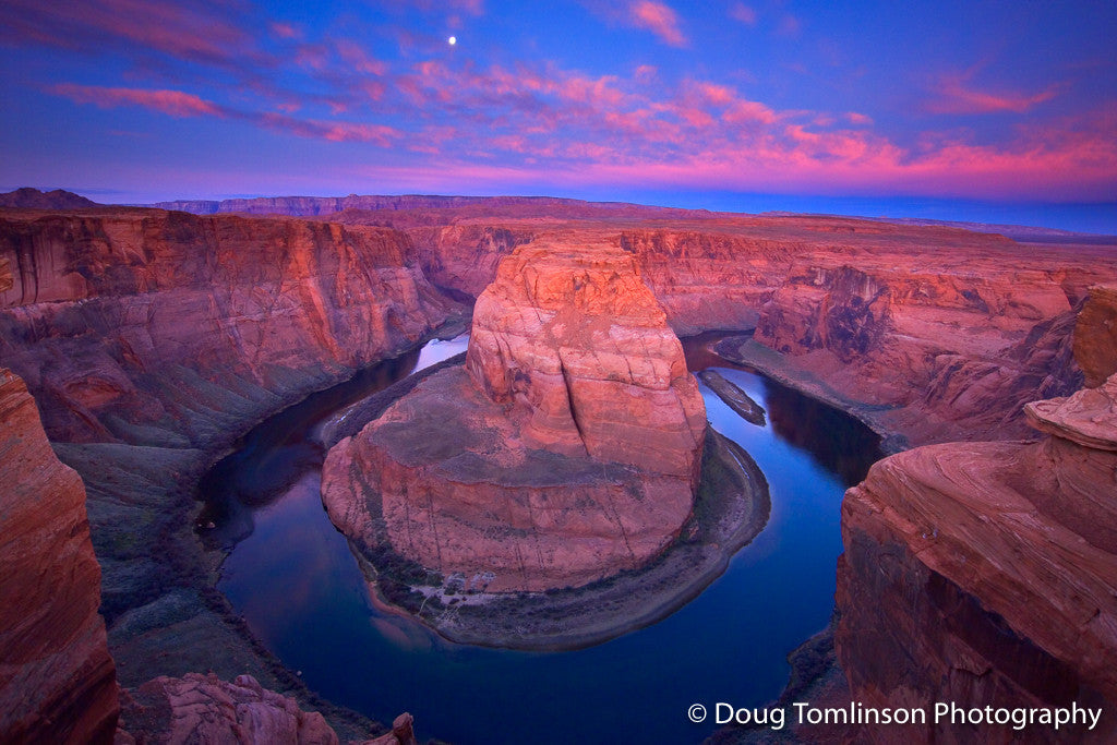Full Moon on Horseshoe Bend - 1051