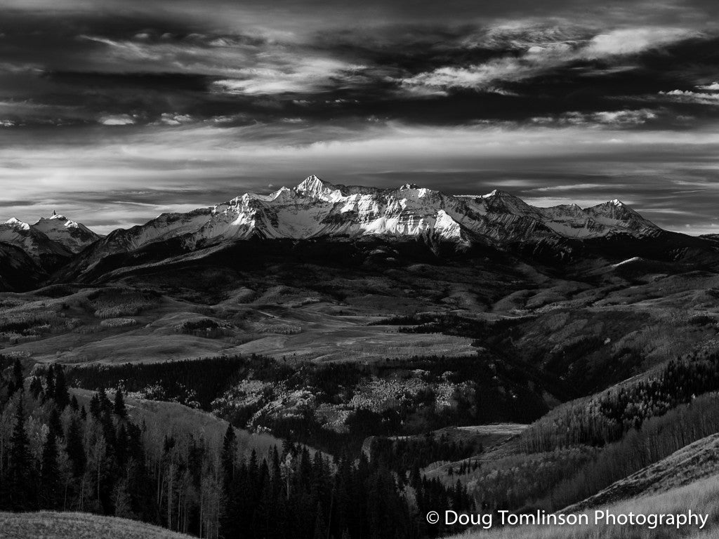 Majestic Wilson Peak B&W - 1446