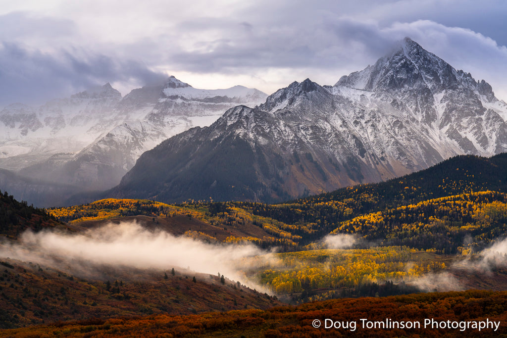 Mount Sneffels with Fog - 1594