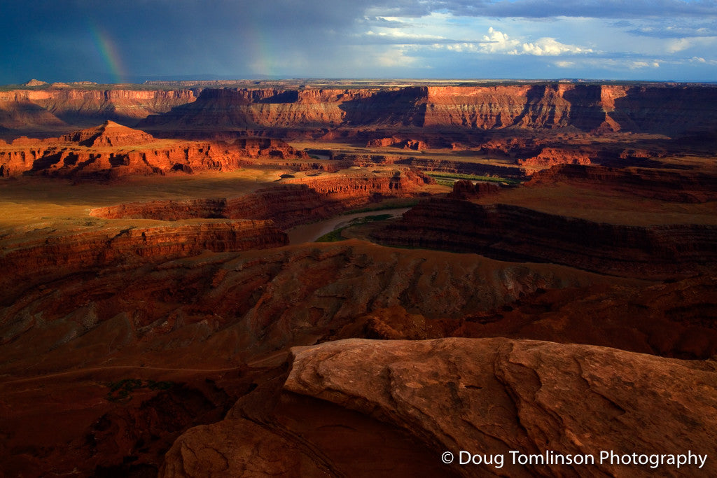 Rainbow in Canyon - 1050