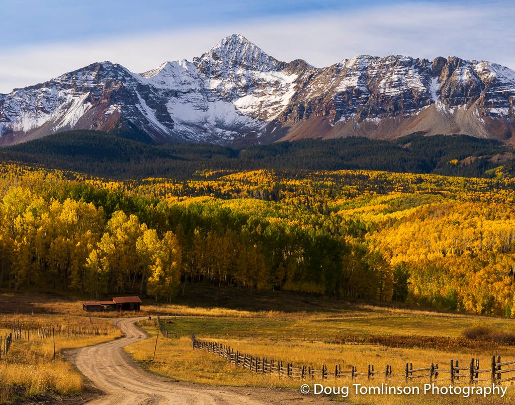 Road to Wilson Peak - 1597