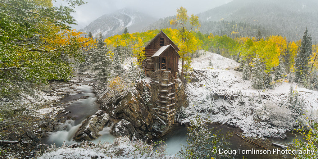 Snowy Morning at Crystal Mill - 1539