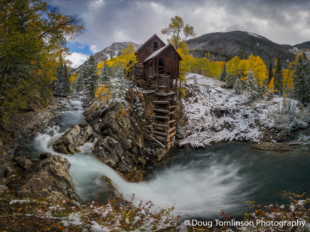 Snowy Morning at Crystal Mill - 1376