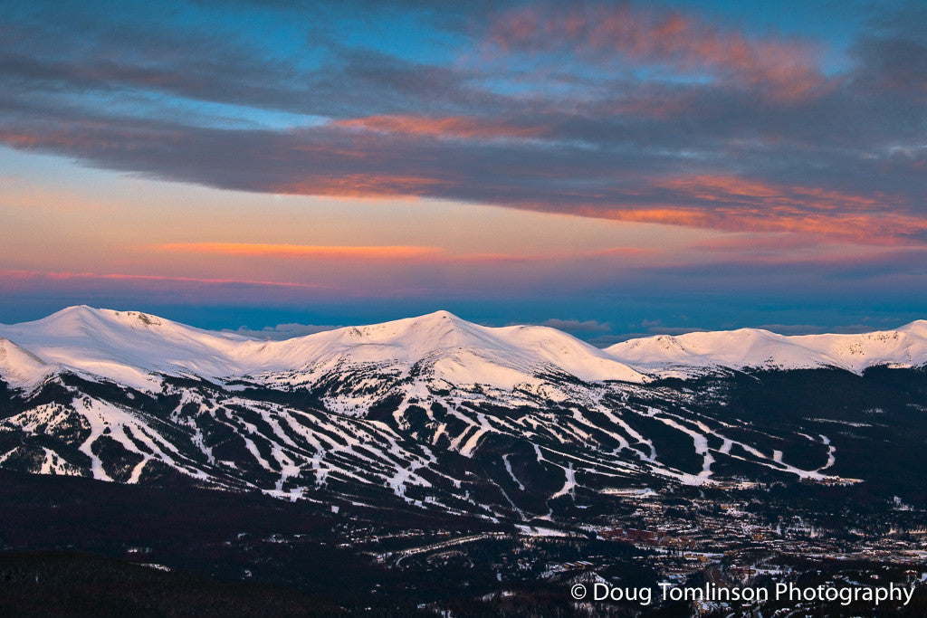Sunrise Over Breckenridge Ski Resort - 1154